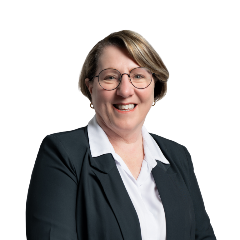 Smiling professional woman in business attire