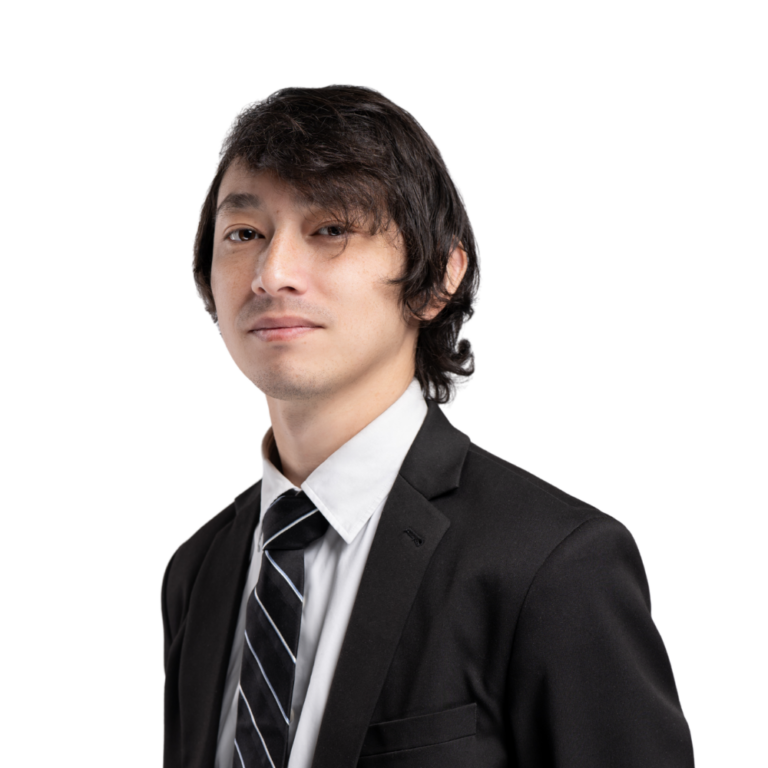 Professional man in suit with striped tie