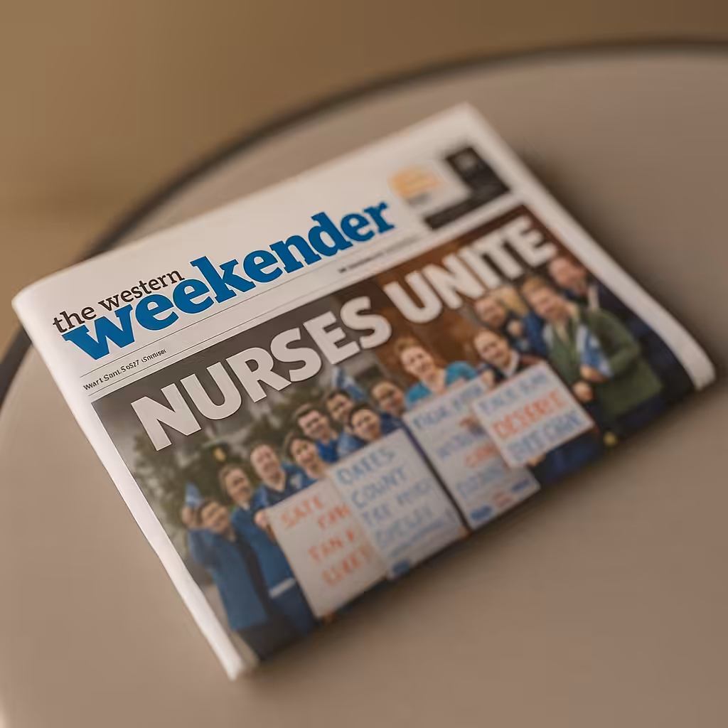 The western weekender nurses unite newspaper
